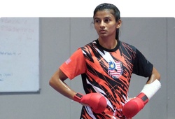 Shahmalarani mang về tấm huy chương bạc karate thế giới đầu tiên cho Malaysia sau 11 năm