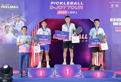Giải Pickleball D-Joy Tour 2025 - Chặng 1 thành công rực rỡ với hơn 300 vận động viên tham dự và 626 trận đấu