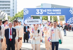 SAT điều tra áo khoác của các vận động viên Campuchia dự SEA Games 33 có in logo sòng bạc