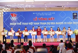Trên 35 tỉ đồng tiền thưởng cho đoàn TTVN giành ngôi nhất toàn đoàn SEA Games 32 