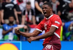 Tiền đạo Thụy Sĩ Kwadwo Duah trong nhóm "thân ở EURO 2024, hồn ở Champions League"