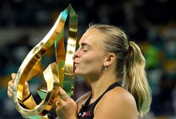 "Địa chấn" quần vợt Abu Dhabi Open: Sao trẻ 20 tuổi Sara Bejlek hạ gục Alexandrova, lần đầu vô địch WTA 500