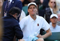 Chấn thương mới nhất của số 1 thế giới Jannik Sinner sau trận đấu quần vợt Wimbledon 2025 may mắn có thể gây sốc