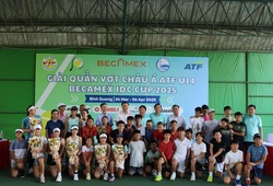 13 quốc gia tranh tài ở Giải Quần Vợt Châu Á ATF U14 Becamex IDC Cup 2025