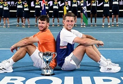 Vô địch quần vợt Australian Open 2026 khép lại hành trình kỳ diệu của đôi nam "mới tinh" Harrison - Skupski