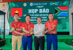 Play-off thăng hạng nhóm II Davis Cup thế giới 2024: Tennis Việt Nam gặp Nam Phi