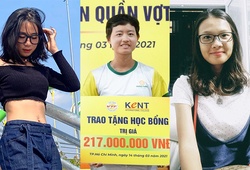 Top 3 người đẹp của tennis Việt Nam: Đào Minh Trang, Nguyễn Thị Mai Hương, Sĩ Bội Ngọc