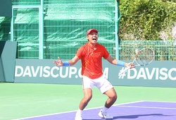 Đệ tử Nadal làm khó Lý Hoàng Nam, Việt Nam vẫn thắng Jordan ở giải tennis Davis Cup