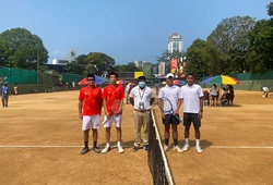 Trẻ tennis Việt Nam thắng trắng Campuchia ở vòng sơ loại Junior Davis Cup