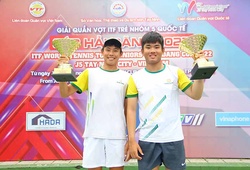 Kết quả tennis ITF U18 nhóm 5 Tây Ninh ngày 2/7: Quang Vinh / Minh Phát vô địch đôi nam