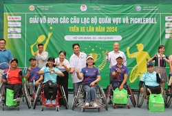 Giải Vô địch các CLB Quần vợt & Pickleball trên xe lăn 2024: Quy tụ gần 100 tay vợt