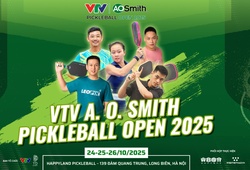 A. O. Smith là nhà tài trợ chính của giải đấu VTV A. O. Smith Pickleball Open 2025