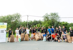 Chạy bộ gom rác thải hưởng ứng chiến dịch Vận động cùng thay đổi thế giới
