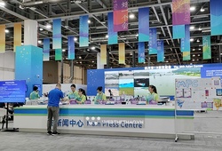 Trung tâm báo chí Á vận hội Hàng Châu ghi điểm với báo giới quốc tế