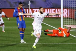 Benzema đánh gót “thiên tài” ghi bàn cho Real ở trận Siêu kinh điển