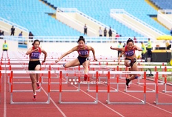 Quán quân SEA Games 31 chạy 100m rào nữ Bùi Thị Nguyên giành HCV và phá kỷ lục đầu tiên của điền kinh Đại hội Thể thao toàn quốc 2022