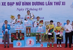 Chặng 1 giải xe đạp nữ Bình Dương Cúp Biwase 2021: Thu Mai giành áo vàng