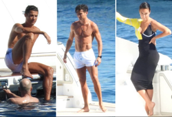 Ronaldo hào phóng chi lớn thuê du thuyền thư giãn với bạn bè