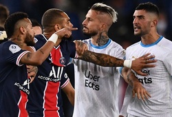 Trận PSG - Marseille vấy bẩn khi Neymar và 4 cầu thủ khác nhận thẻ đỏ