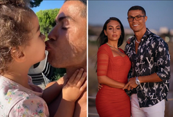 Ronaldo đốn tim bằng hình ảnh ngọt ngào với “con gái rượu”