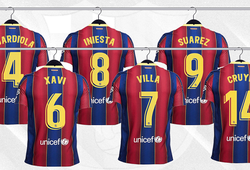 6 số áo huyền thoại đang tìm chủ nhân tại Barca