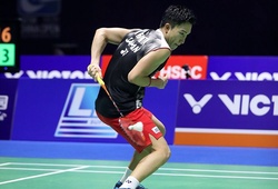 Kết quả cầu lông tứ kết Indonesia Masters 19/11: Số 1 thế giới Momota xử Gemke quá "ác"