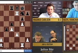 Kết quả giải cờ vua Legends of Chess ngày 25/7: Ian Nepomniachtchi bắt kịp Magnus Carlsen