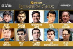 Kết quả giải cờ vua Legends of Chess ngày 21/7: Vua cờ khởi đầu mạnh mẽ
