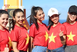 Hoa hậu Việt Nam Trần Tiểu Vy đẹp rạng rỡ tại Tiền Phong Marathon 2020