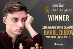 Daniil Dubov ngược dòng vô địch giải cờ nhanh Lindores Abbey Rapid Challenge