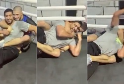 Nhà cựu vô địch 'cằm giấy' Boxing thử sức MMA và bị siết cổ