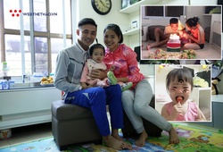 Mừng con gái tròn 2 tuổi, “mẹ bỉm sữa” Nguyễn Thị Huyền thêm động lực trở lại đỉnh cao