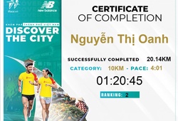 Chạy Để Khám Phá Thành Phố Tôi Yêu với kỷ lục gia SEA Games Nguyễn Thị Oanh