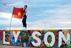 Nguyễn Thị Oanh mang tình yêu biển đảo Tổ quốc trên từng bước chạy ở Lý Sơn