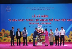 Hà Nội khen thưởng HLV, VĐV xuất sắc nhân Ngày Thể thao Việt Nam
