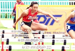 Thi đấu dưới mưa, Mỹ Tiên xếp hạng 5 chạy 100m rào nữ giải điền kinh châu Á 2023