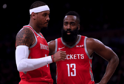 James Harden không khỏi cảm thông trước tình cảnh của người đồng đội cũ Carmelo Anthony