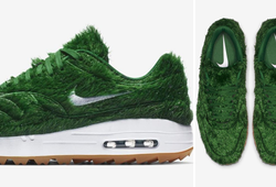 Ngắm nhìn Nike Air Max 1 "Grass", mẫu giày golf độc nhất vô nhị