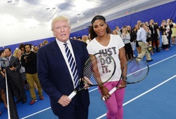 Tổng thống Mỹ Donald Trump và Serena Williams từng đối đầu trên sân quần vợt