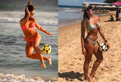 Chiêm ngưỡng Hot girl tâng bóng điêu luyện, từng khiến Neymar đầu hàng