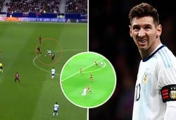 Messi gây sốt ngày trở lại với pha đi bóng phi thường loại bỏ hàng thủ Venezuela