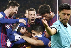 Barca đón điềm lành trọng tài trước đại chiến MU ở tứ kết Cúp C1