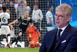 Arsene Wenger nhận xét khó tin về chiến thắng của Ajax trước Tottenham