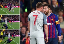 Milner đã thực hiện hành động trả thù Messi trong trận Barca vs Liverpool?
