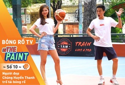 Bóng rổ TV - IN THE PAINT - Người mẫu Chúng Huyền Thanh tự tin ném rổ trên giày cao gót