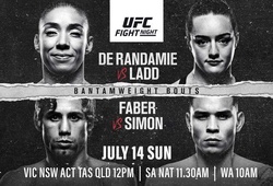 TRỰC TIẾP UFC Fight Night 155: Germaine de Randamie vs. Aspen Ladd