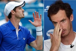 Sir Andy Murray lại chửi thề khi thua đau ngay vòng 1 Winston-Salem Open