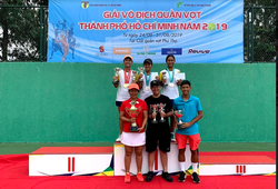 Kết quả Giải quần vợt vô địch TP.HCM 2019: Phú Nhuận nhất toàn đoàn