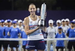 Chung kết giải quần vợt Trịnh Châu Mở rộng: Pliskova vượt mưa thắng Martic