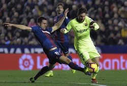 Levante đấu với Barcelona: Khó cản nổi Messi